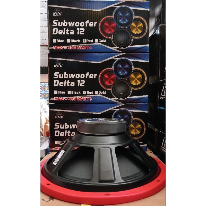 subwoofer 12in ADX DELTA 12BL 400watt doble coil