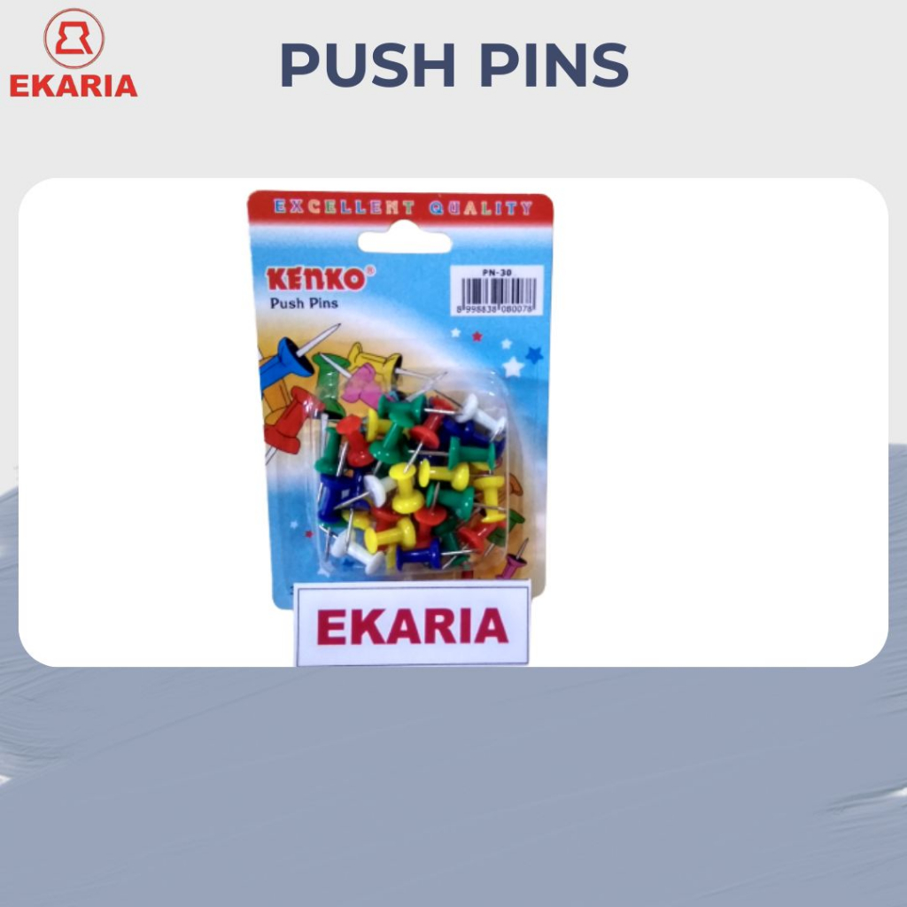 PAPER CLIPS KENKO | PUSH PINS KENKO | PAPER CLIPS | PUSH PINS | EKARIA STATIONARY
