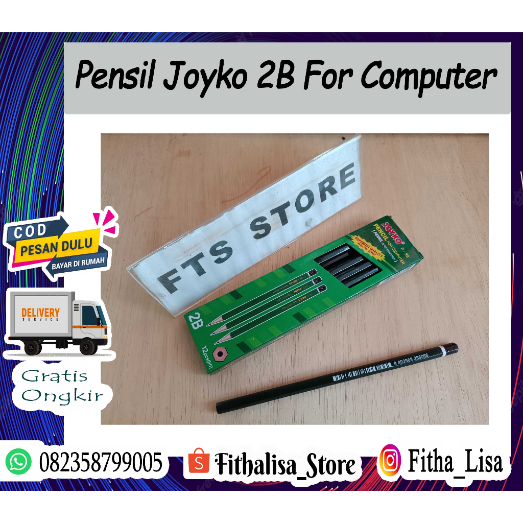 

[FTS 51] Pensil Joyko 2B For Computer