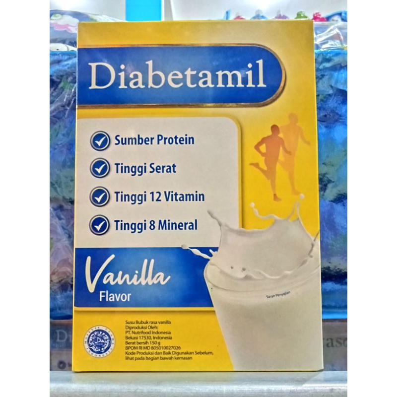 DIABETAMIL SUSU VANILA 150GR
