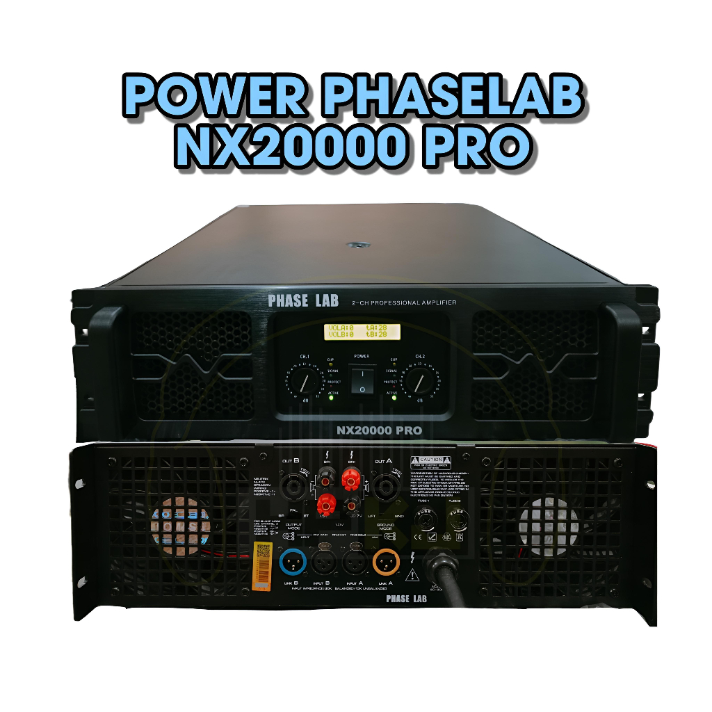 POWER AMPLIFIER PHASE LAB NX20000 PRO power ampli phaselab NX 20000 pro