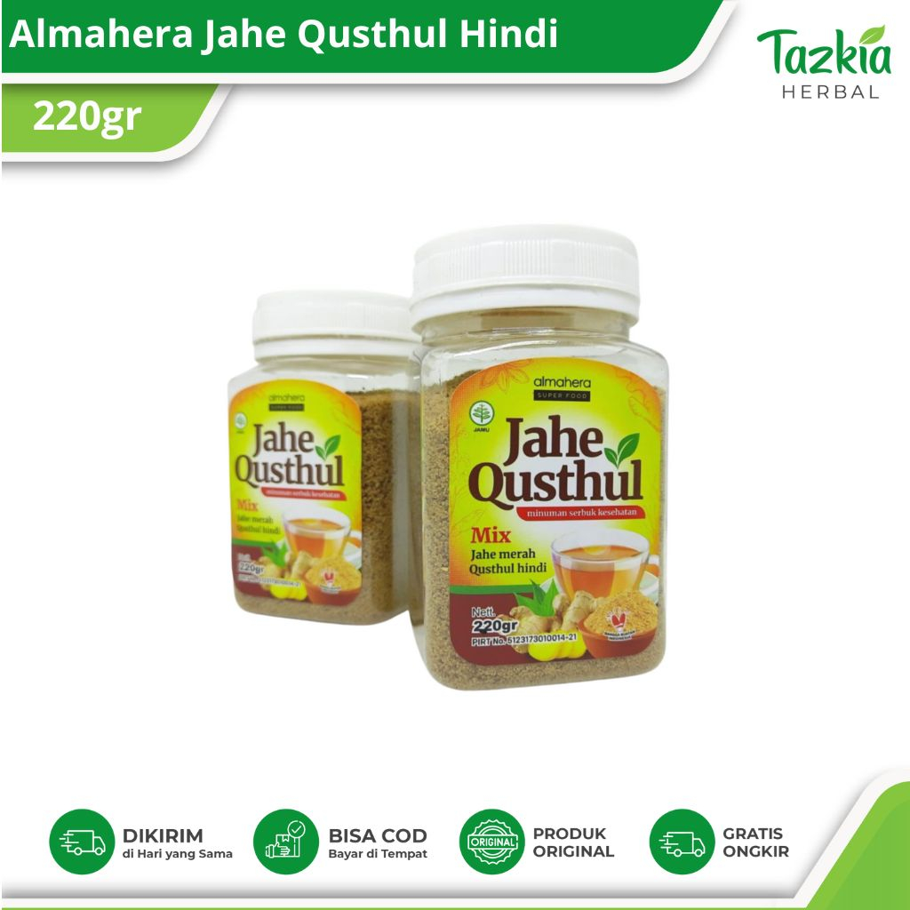 Almahera Jahe Qusthul Hindi Isi 220 Gram