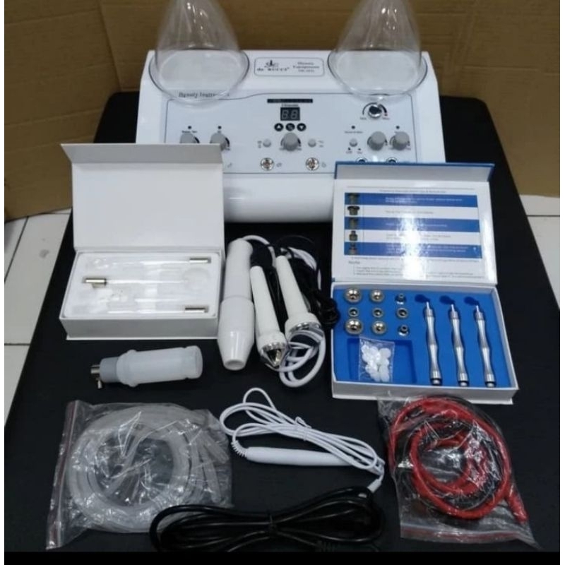 alat facial 7in1 microdermbrasi, high frekuensi, ultrasound