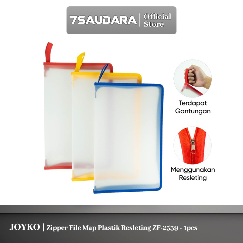 

JOYKO Zipper File Map Plastik Resleting ZF-2539 - 1pcs