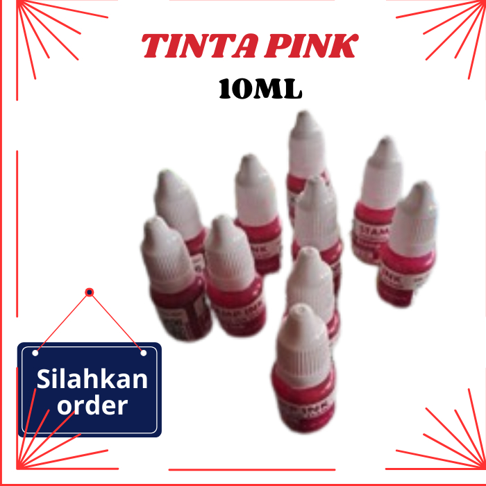 

TINTA STEMPEL WARNA PINK 10ML