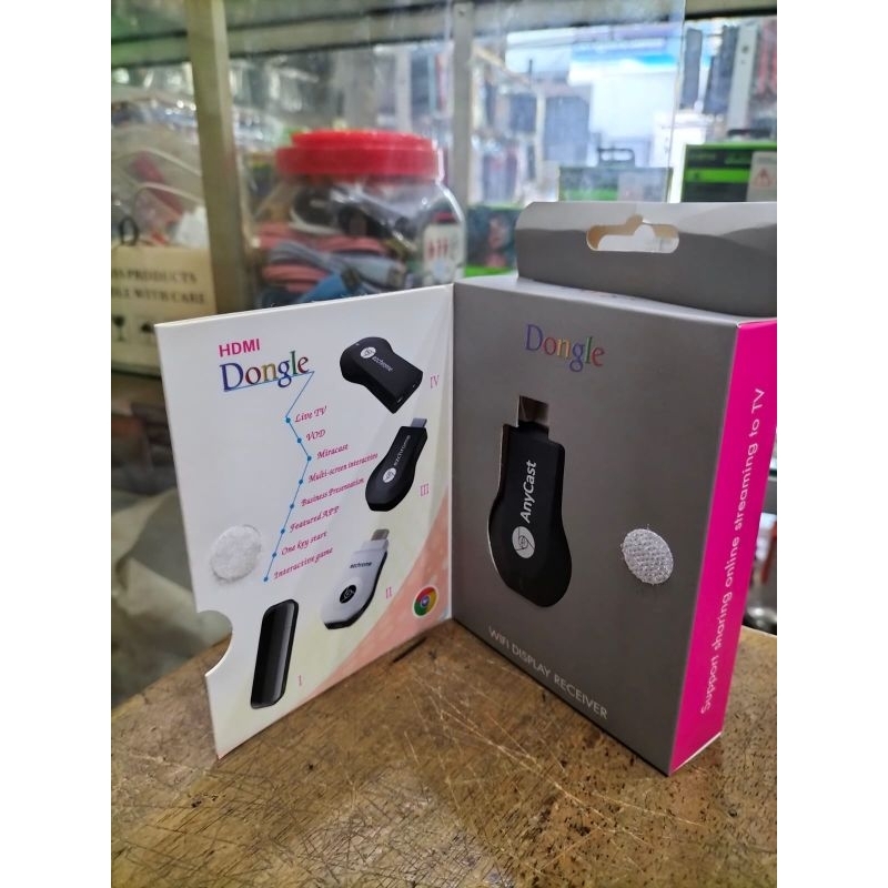 Hdmi dongle wifi anycast display receiver TV hdmi wifi handphone ke tv