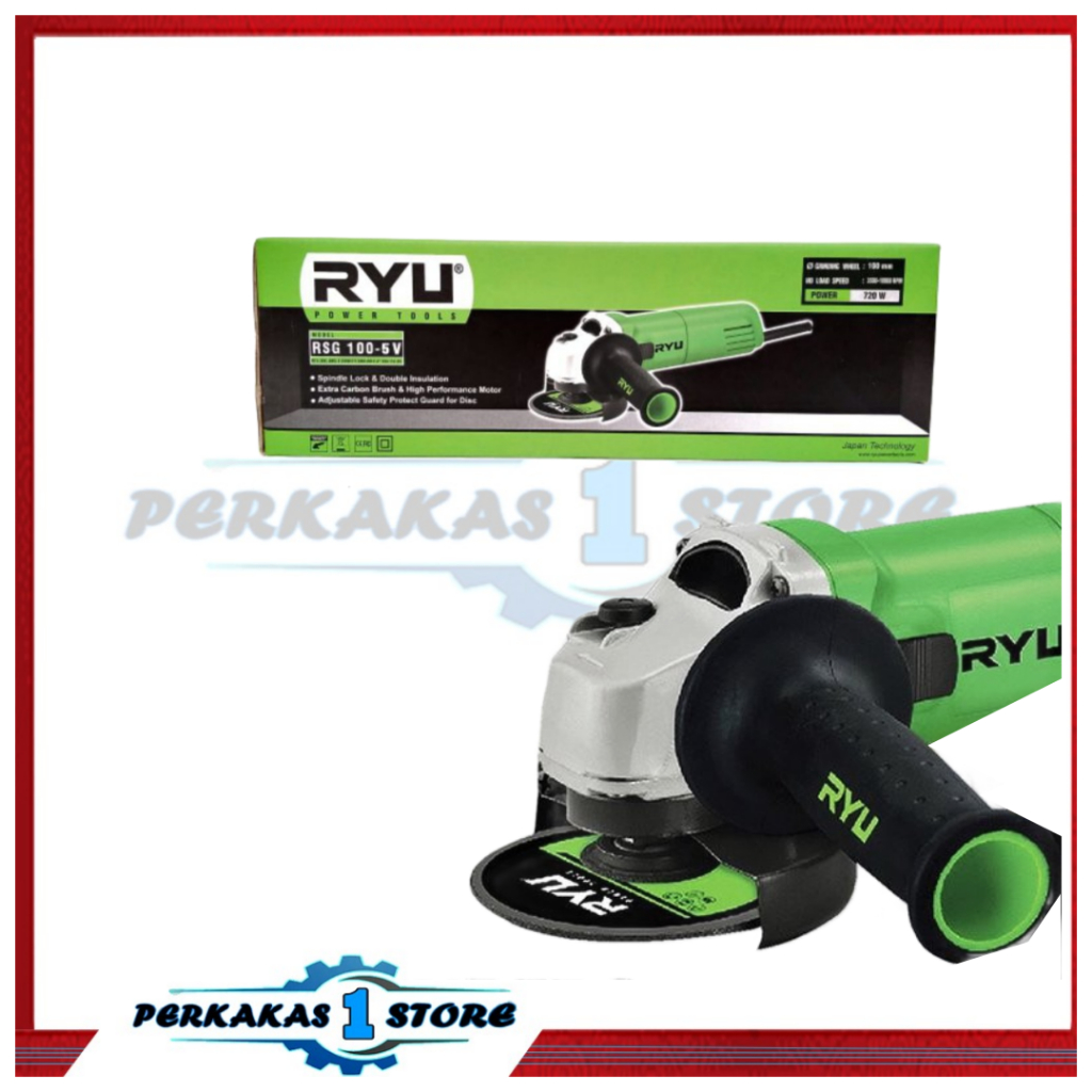 RYU RSG100-5V Mesin Gerinda Gurinda Tangan Listrik 4Inchi Variable Speed