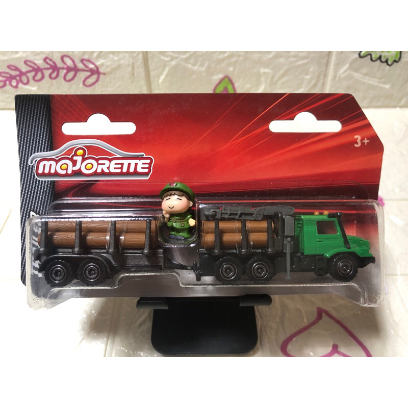 Majorette Trailer Truk Mercedes Benz Zetros Transporter