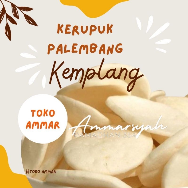 

Kerupuk Palembang Kemplang (100gram),Kerupuk Olahan Ikan Renyah