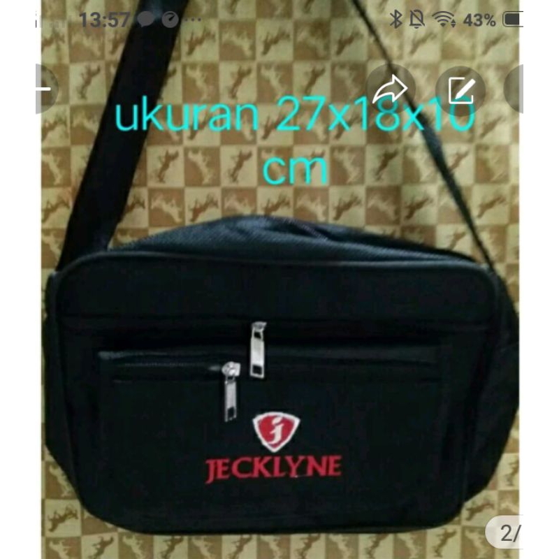 Tas Selempang  Pria Wanita Tas kerja Tas santai Tas ngaji Tas les Tas bekal Obral