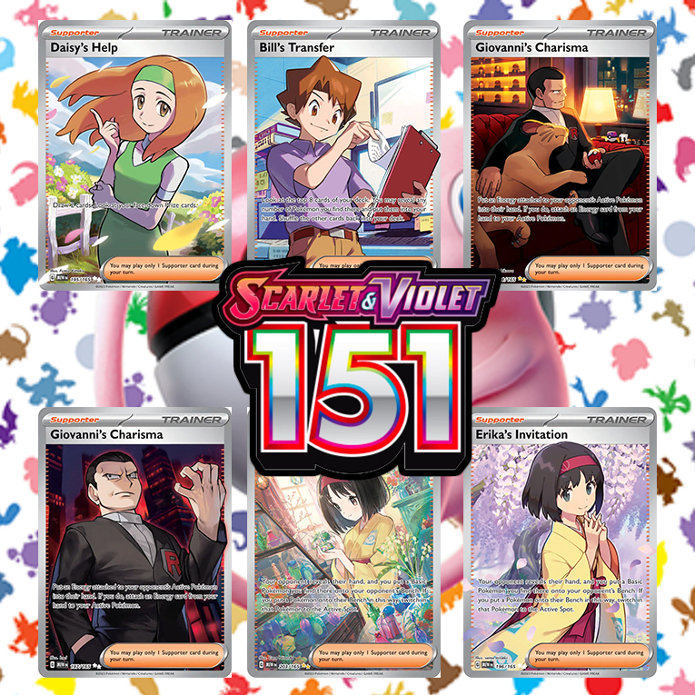 KARTU POKEMON TCG HOLOGRAM SPECIAL TRAINER NEW VERSION - MEW 151