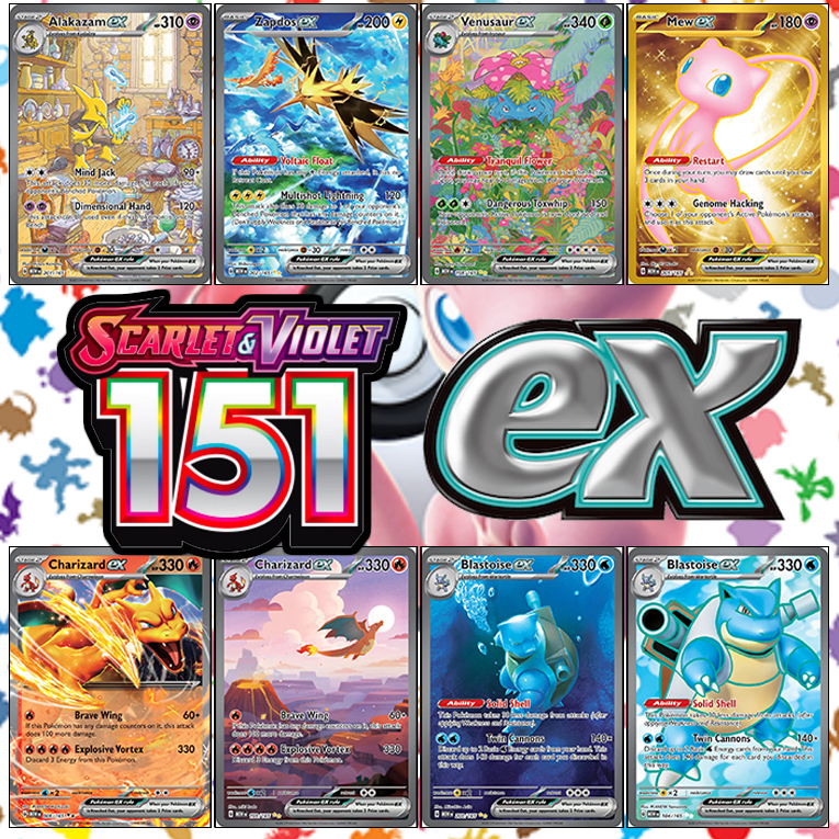 KARTU POKEMON TCG HOLOGRAM SPECIAL ex NEW VERSION - MEW 151