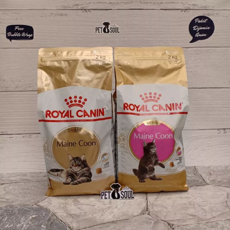 Royal Canin Kitten Maine Coon 2kg/Adult Maine Coon 2kg Freshpack
