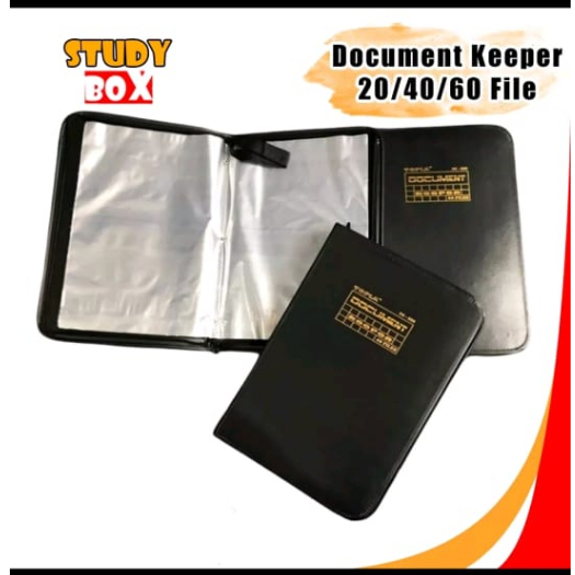 

Document Keeper Map Dokumen Kulit Resleting