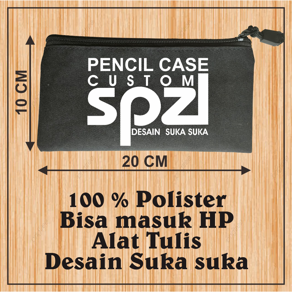 

Wadah Pencil Custom Desain Suka Suka Casual Pencil Case