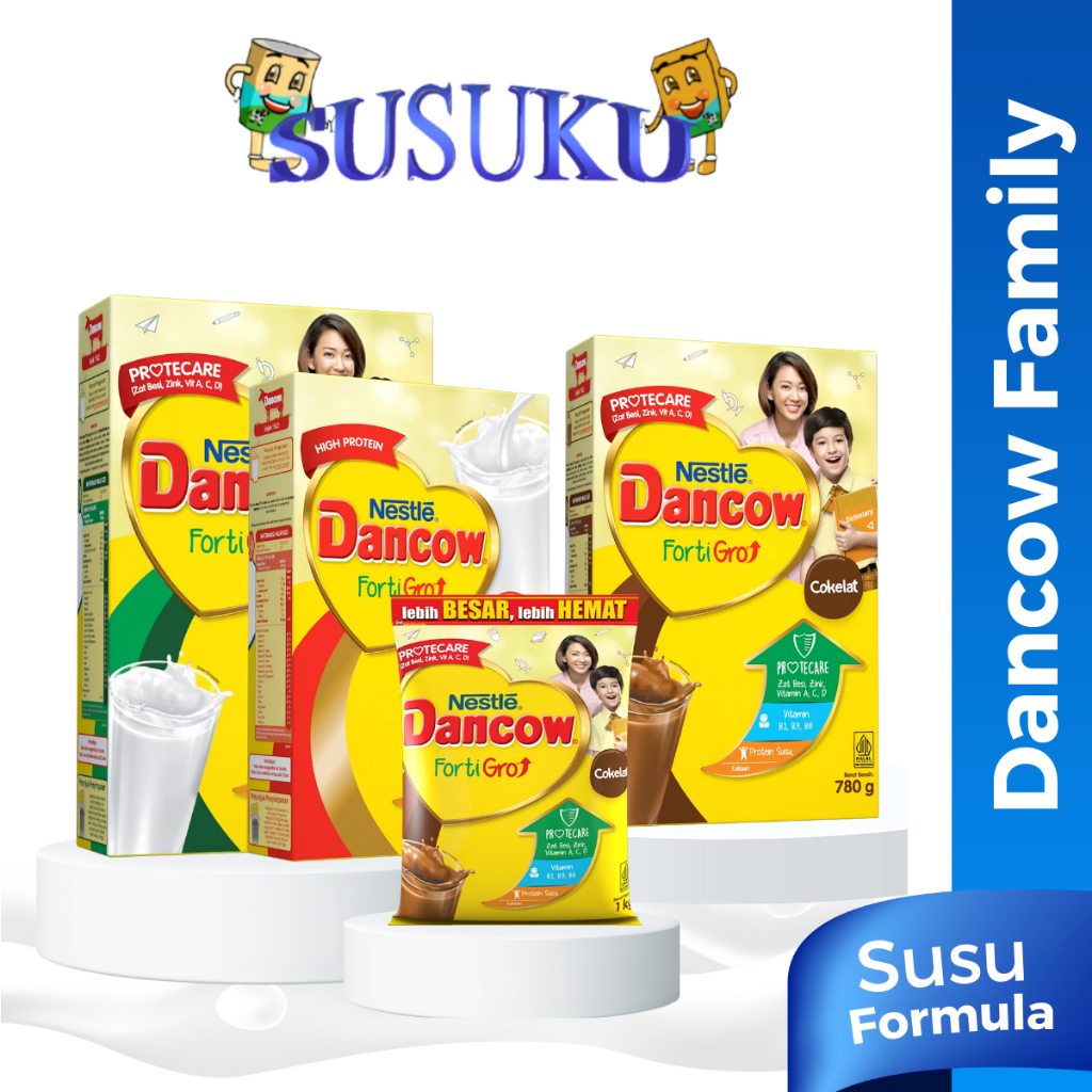 

Dancow Family 800gr/1000gr Rasa Vanila/Fullcream/Coklat