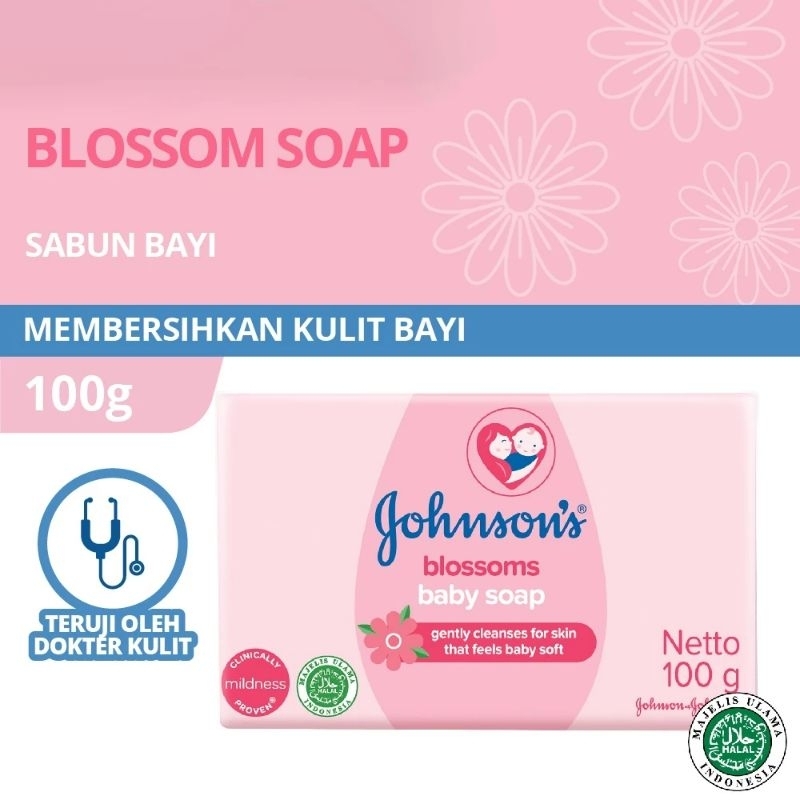 JHONSON'S Blossoms Baby Shop-Sabun Bayi 100g