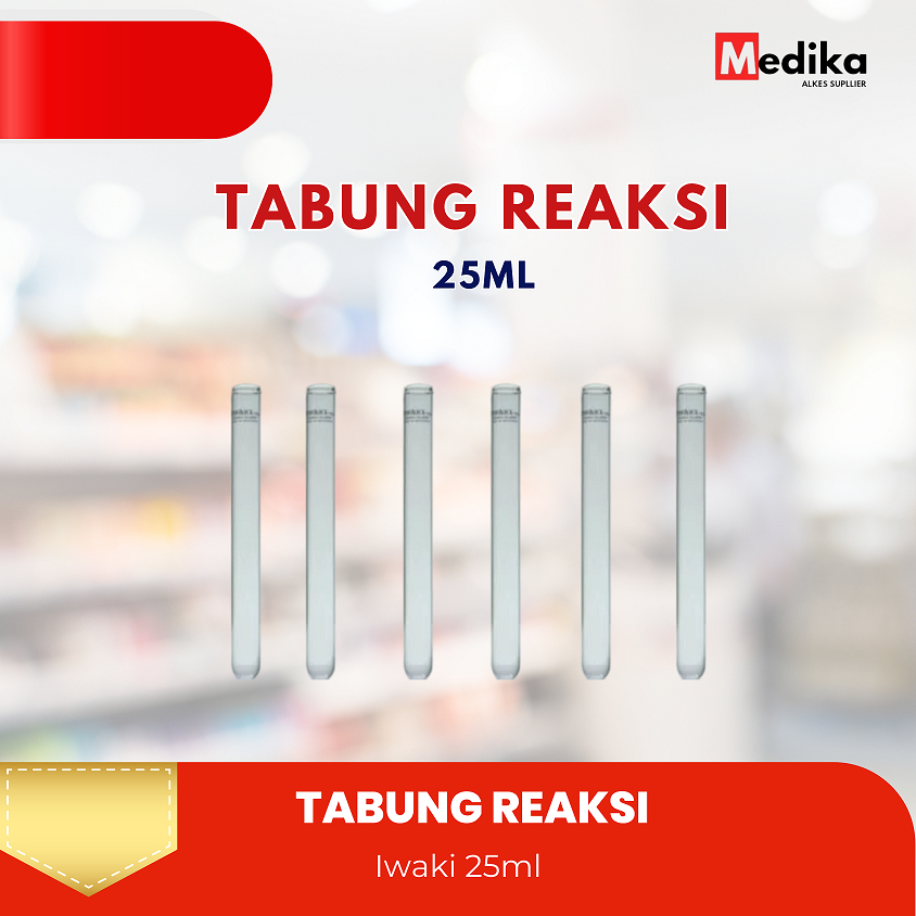 Tabung reaksi pyrex 25ml