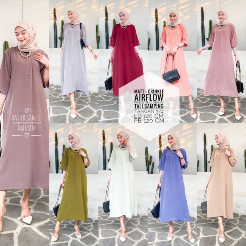 GAMIS MARYAM PREMIUM 55 RIBU