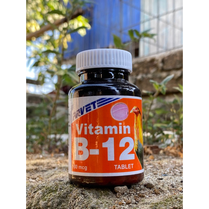 Vitamin Ayam ARVET B12 (100 Tablet) Obat Suplemen Ayam Laga