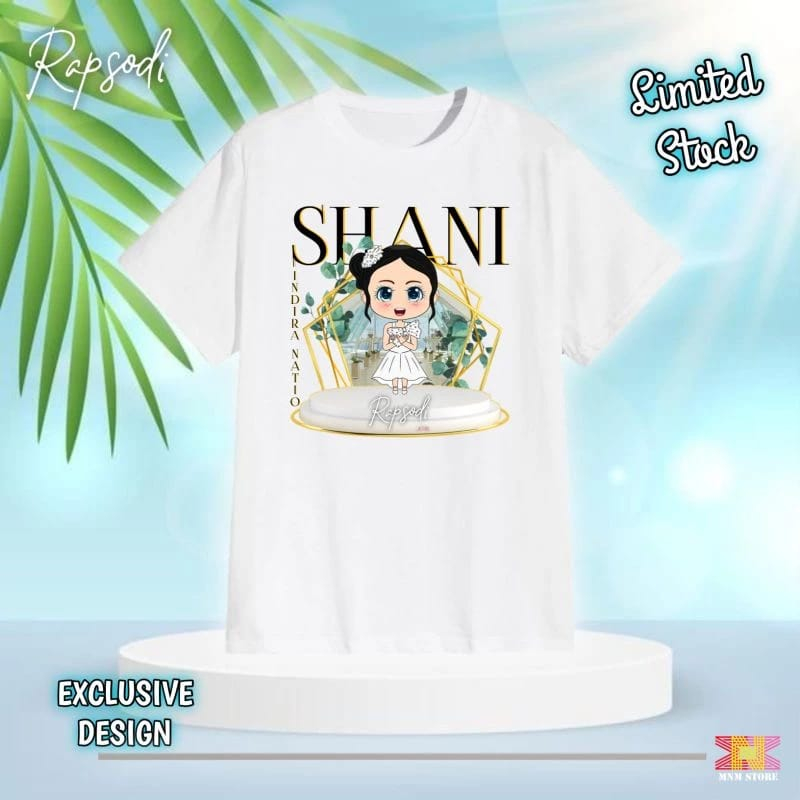 kaos rapsodi x shani jkt48 t shirt special