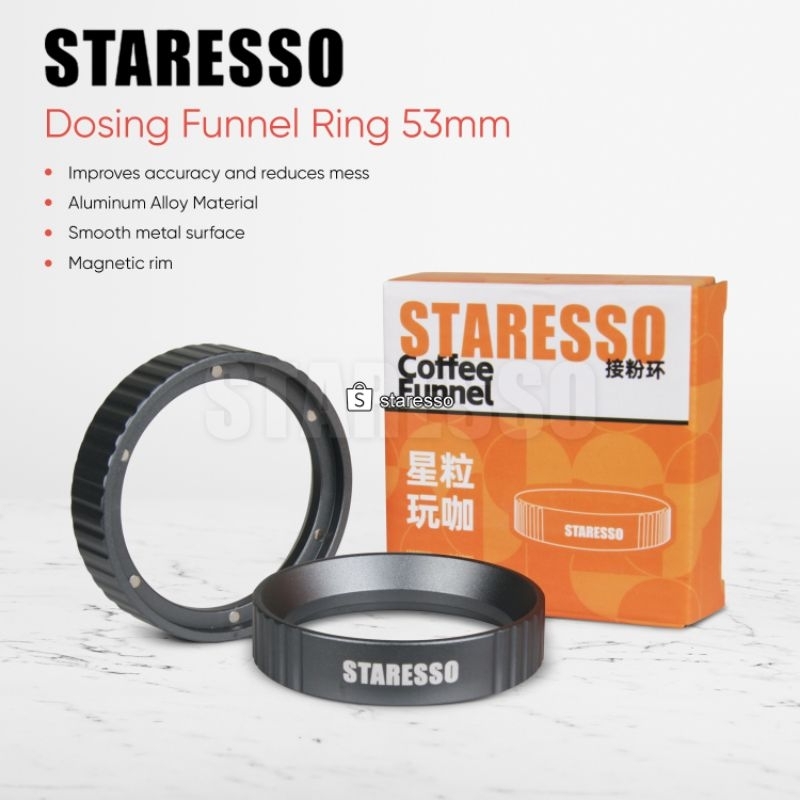 Staresso Dosing Ring Distributor Funnel 53mm Aluminium Alloy Original for SP-300 Mirage Series 53 mm