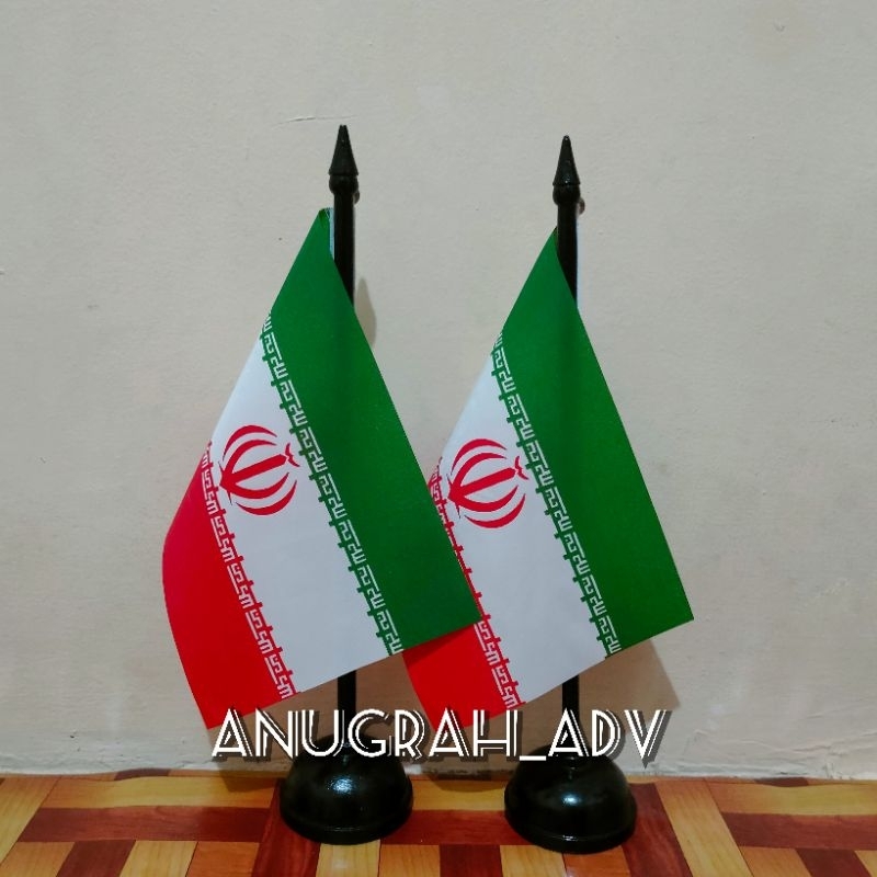 

tiang kayu bendera meja IRAN