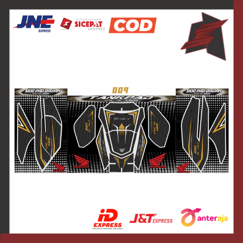 [BISA COD] FULL SET TANKPAD DAN SIDEPAD BAWAH PCX 160 / AKSESORIS BODY KASAR PCX 160 / DECKPAD PCX 1