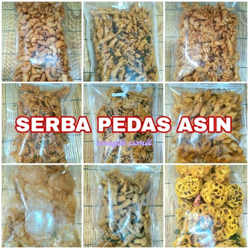 

CEMILAN KILOAN MURAH SERBA PEDAS ASIN / SNACK KILOAN