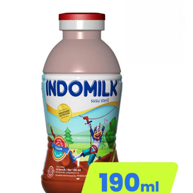 

Indomilk susu steril coklat 190ml