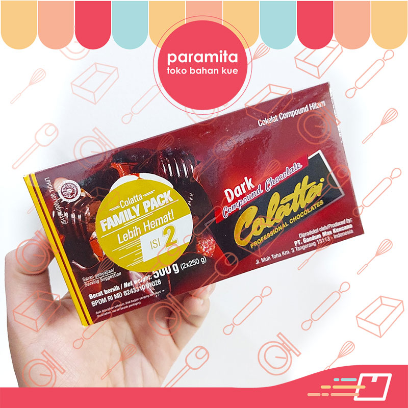 

Colatta Compound Dark Cokelat 2 x 250 gr