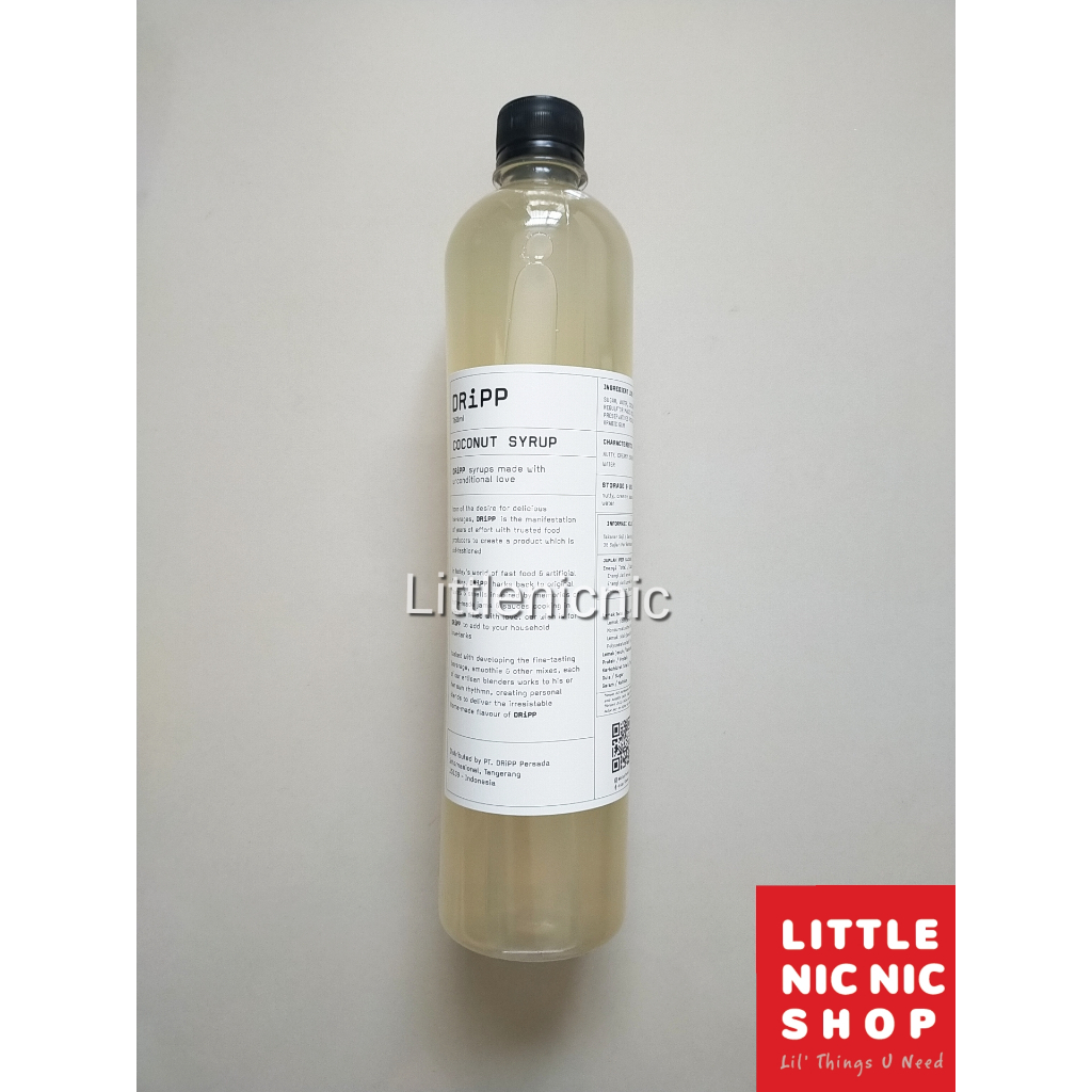 

Dripp Coconut Flavoured syrup sirup rasa minuman cafe