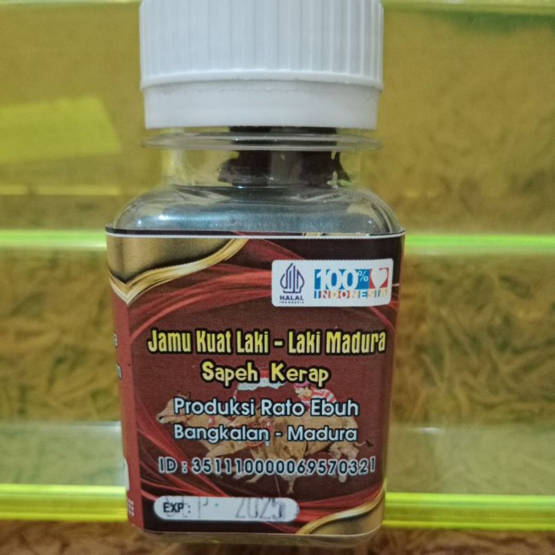 Jamu Kuat Laki-Laki Madura Sapeh Kerap