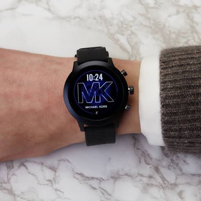 ACCESS Access MKGO Black-Tone and Silicone Smartwatch MKT5072