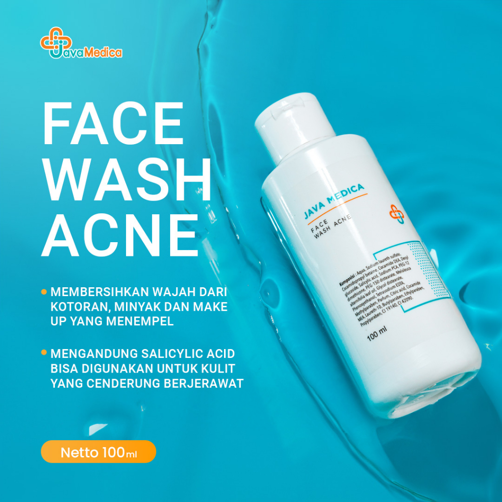 Face Wash Acne Java Medica -  Sabun Pembersih Kulit Wajah Berjerawat