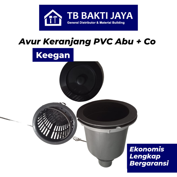 Avur Wastafel Cuci Piring Abu / Avur Keranjang Abu / Saringan Bak Cuci