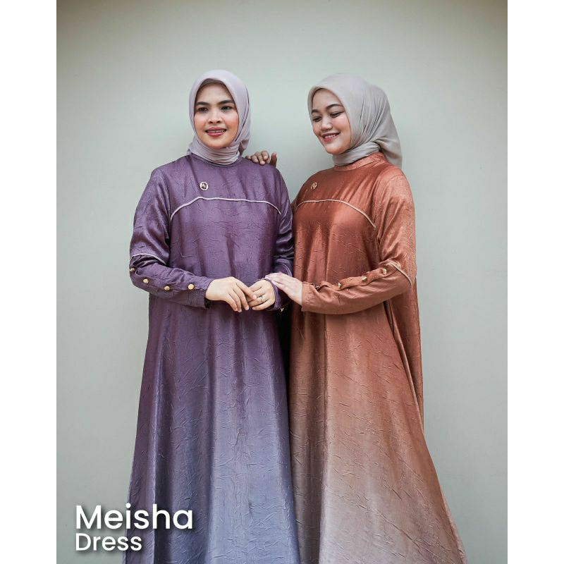 MEISHA DRESS MAREVI TERBARU ORIGINAL (HANYA SIZE STANDAR)
