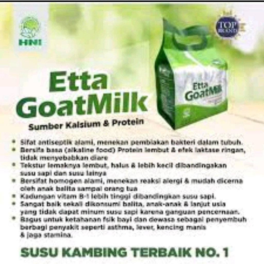 

ETTA GOAT MILK susu kambing isi 10sachet
