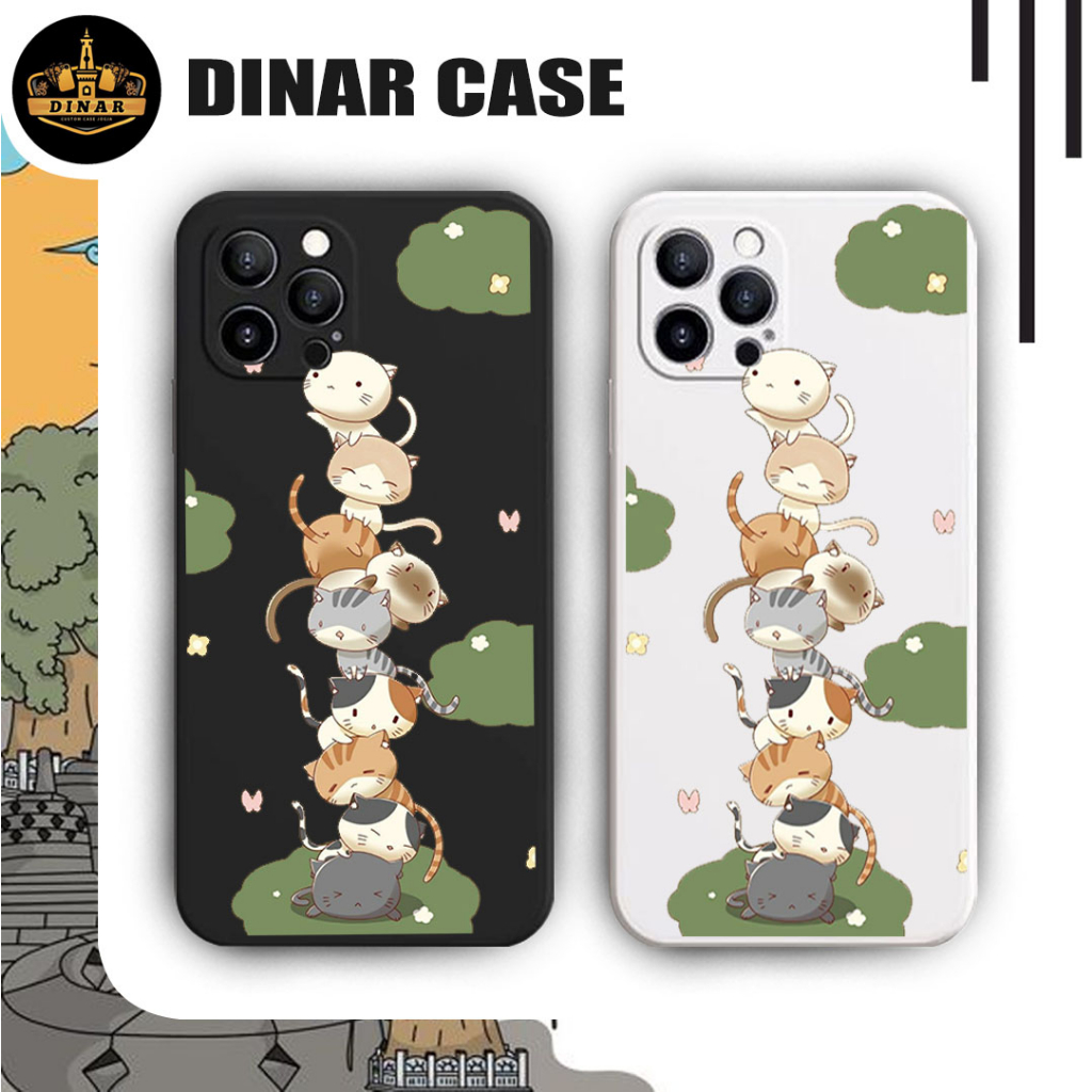 Softcase Realme 5 5 PRO C11 C15 C20 C21 C21Y C25 C31 C30 C35 C55 C33 ...   Motif Gambar kucing DN210