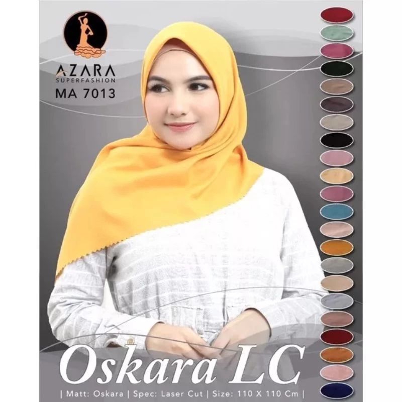 Segiempat Oskara LC 10pcs  by Azara Superfashion paket grosir Termurah