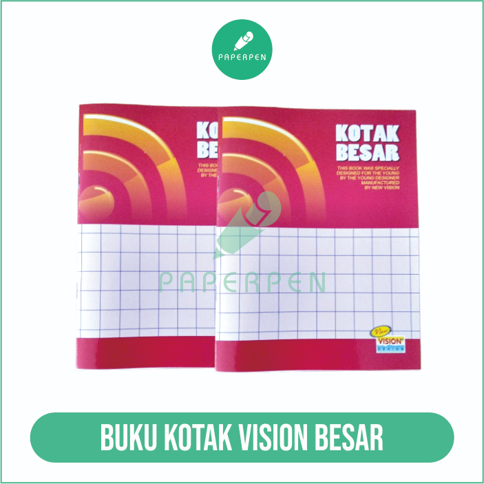 

1 Pak Buku Kotak Vision Besar