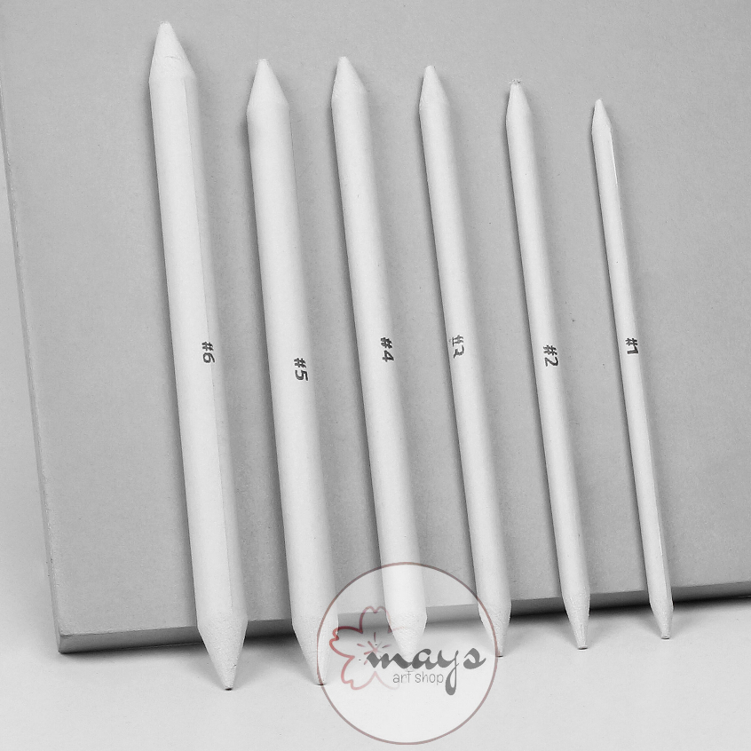 

Paper Stump Set Isi 6 Pcs - Paper Pencil - Pensil Blending Dusel Sketsa Sketch V-Tec