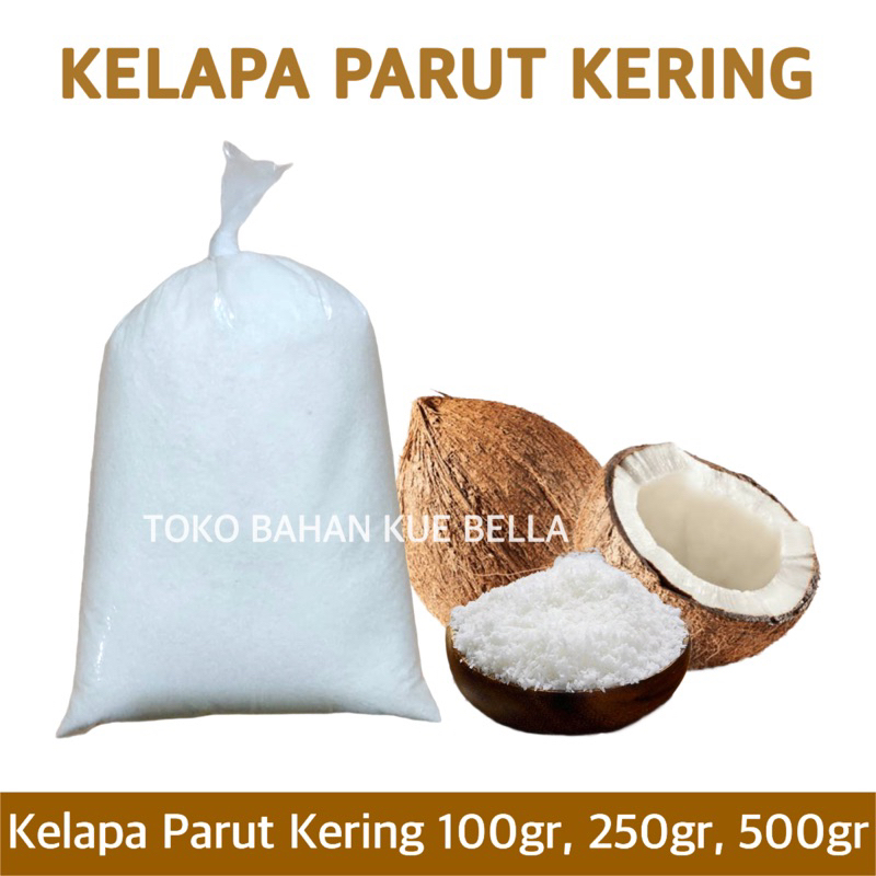 

KELAPA PARUT KERING 100gr, 250gr (REPACK) Topping Kue Donat Bolu