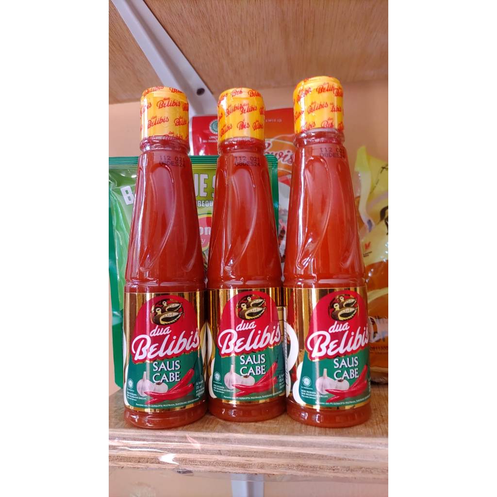

Belibis saus sambal cabe pedas botol