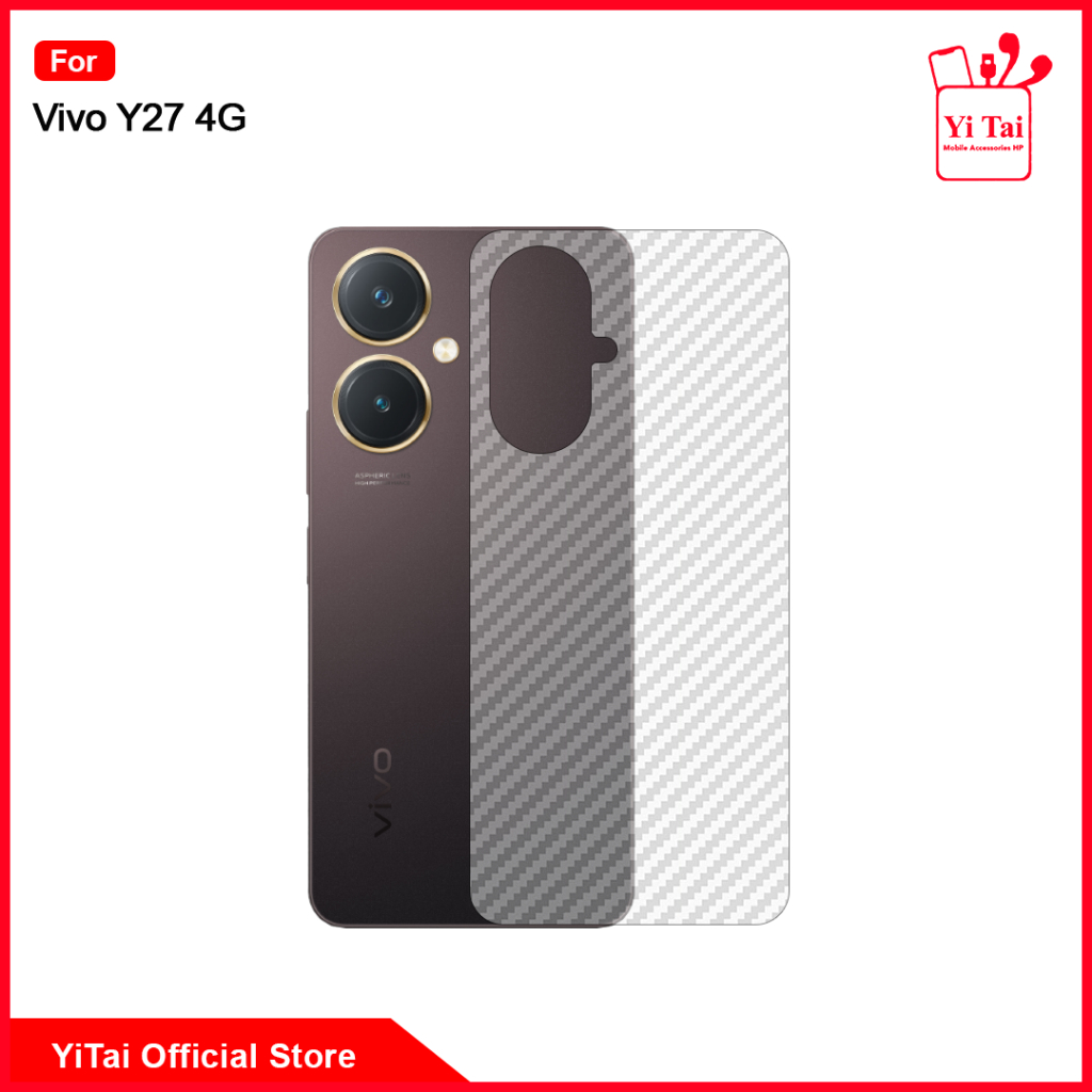 YI TAI - Garskin Carbon Vivo Y27 4G Yitai Indonesia