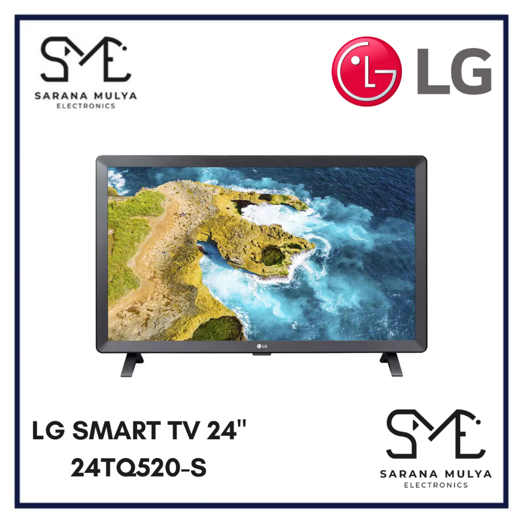 LG SMART TV 24" 24TQ520-S - SMART TV DIGITAL 24INCH LG 24TQ520S Tidak ada penilaian