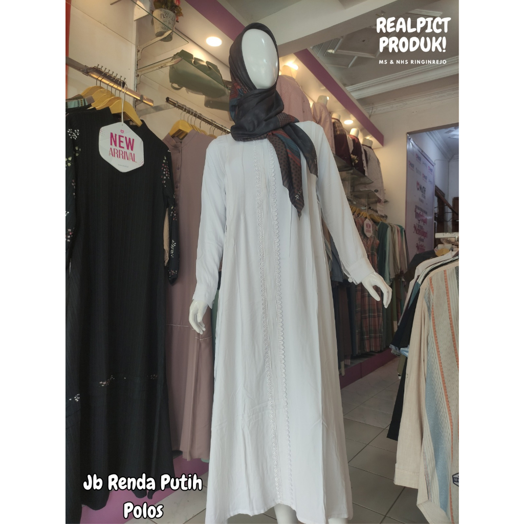 GAMIS PUTIH MURAH / GAMIS PUTIH DEWASA / GAMIS CITRA PUTIH / GAMIS PUTIH REMAJA / GAMIS PUTIH KEKINI