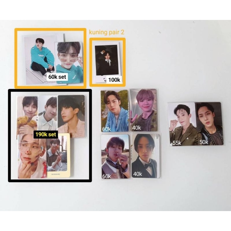 SEVENTEEN SCOUPS SG22 DOKYEOM TEDDY SET WOOZI MINGYU THE8 WONWOO