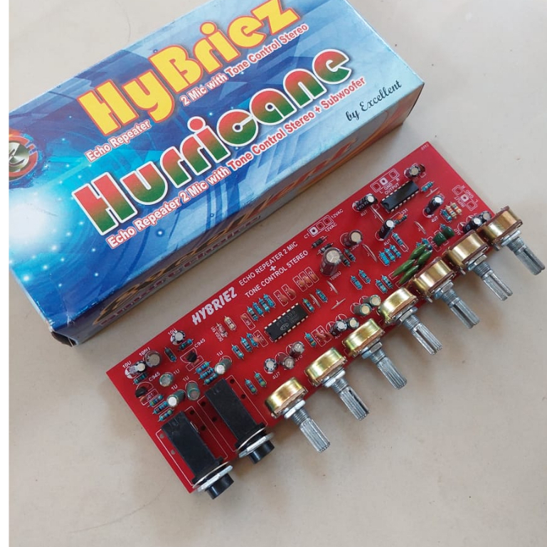 Kit Tone Control Stereo plus Echo plus 2 input mic HIBRIS
