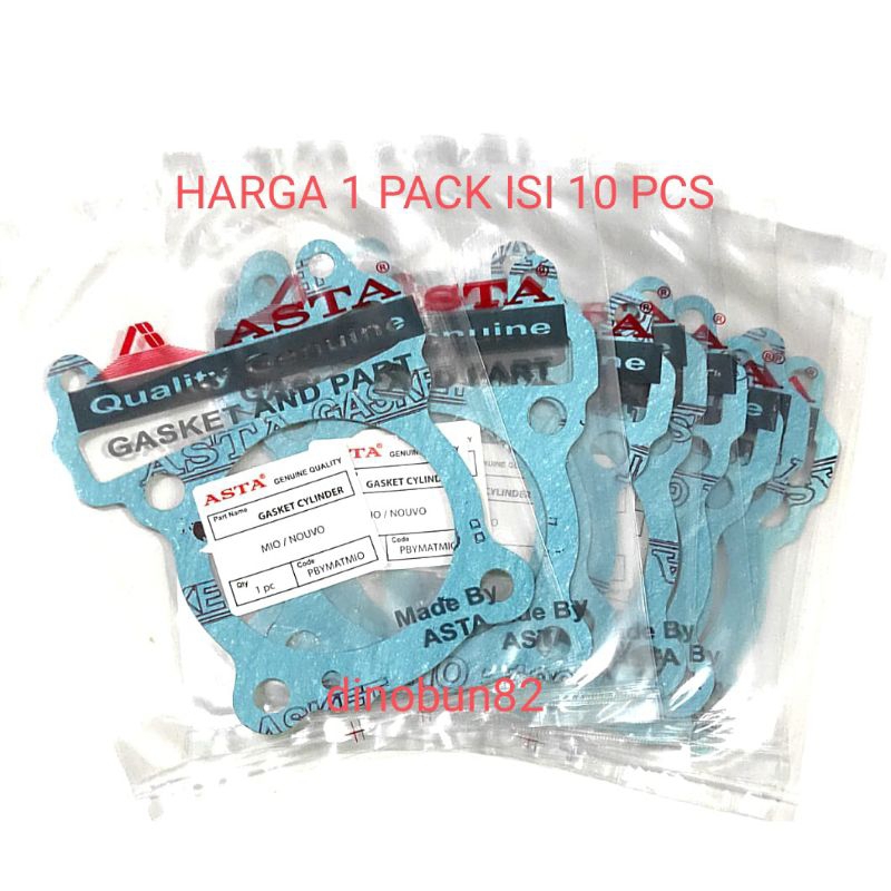 paking blok / gasket cylinder MIO SPORTY MIO SMILE NOUVO asta